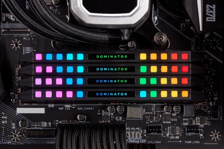 Corsair Dominator Platinum RGB: комплекты памяти DDR4 с эффектной подсветкой"