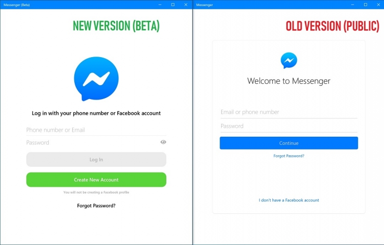 Facebook Messenger для Windows 10 получил крупное обновление"