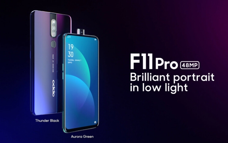 Камера-перископ и безрамочный экран Full HD+: дебют смартфона OPPO F11 Pro"