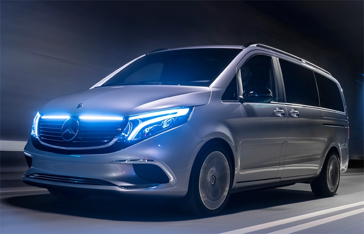 Mercedes-Benz Concept EQV: микроавтобус премиум-класса на электротяге"