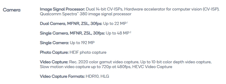 До 192 млн пикселей: Qualcomm изменила возможности камер для ряда чипов Snapdragon"