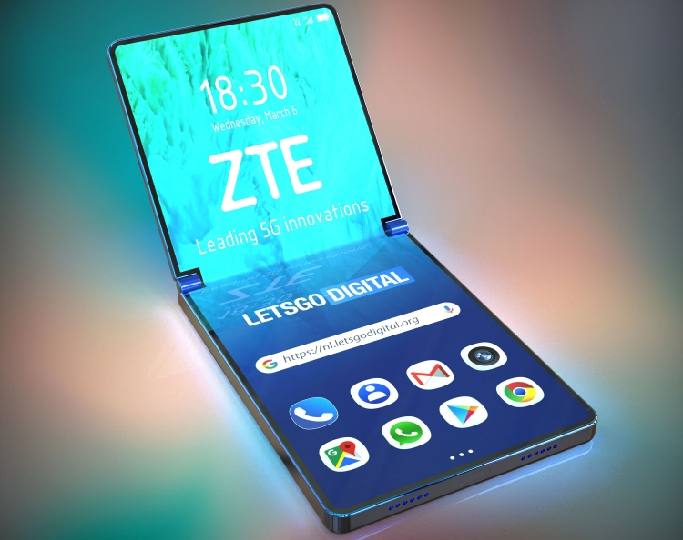 Фото дня: изображения гибкого смартфона ZTE на основе патента"