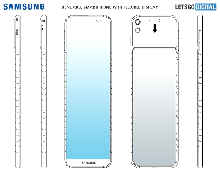 Samsung проектирует смартфон-браслет для ношения на запястье"