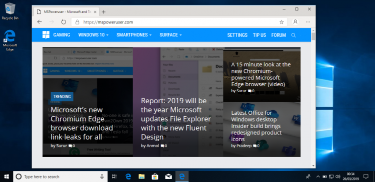 Microsoft готовится к развёртыванию Microsoft Edge для инсайдеров Windows"