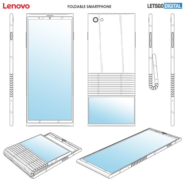 Lenovo проектирует гибкий смартфон с двумя дисплеями"