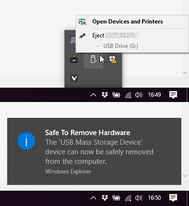В Windows 10 (1903) флешки можно извлекать «небезопасно»"