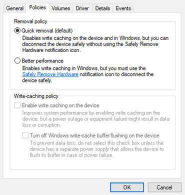 В Windows 10 (1903) флешки можно извлекать «небезопасно»"
