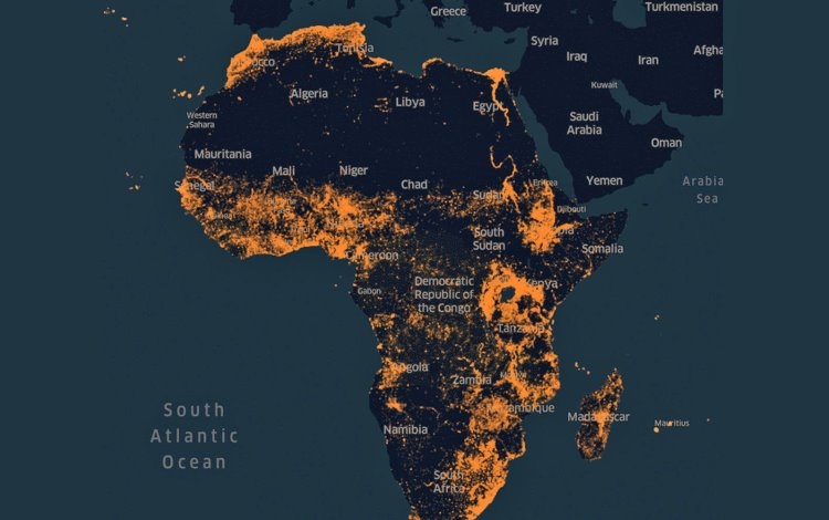 Facebook использует ИИ-систему для составления карты плотности населения Земли"