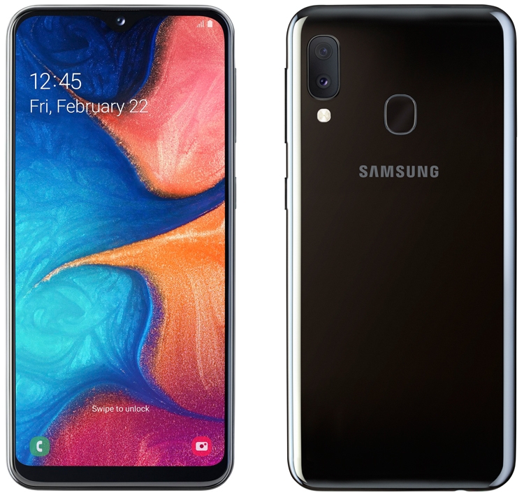 Смартфон Samsung Galaxy A20e получил 5,8" дисплей Infinity V"