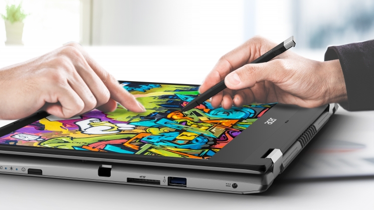 Acer обновила серию ноутбуков Aspire и представила новый ноутбук-трансформер Spin 3"