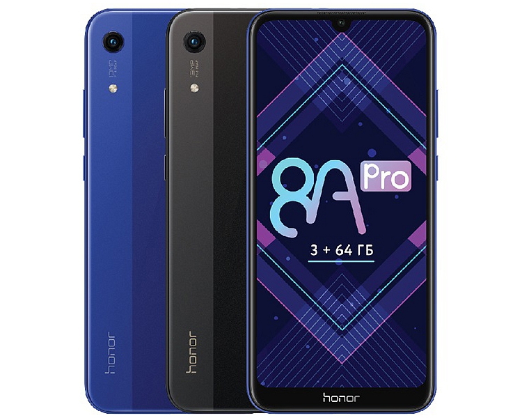 В России представлен смартфон Honor 8A Pro: экран размером 6" и чип MediaTek"