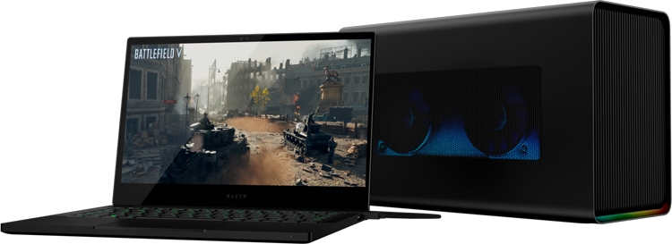 Razer Core X Chroma: внешний бокс для видеокарты с подсветкой"