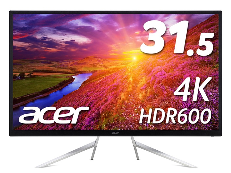 Acer выпустила 4K-монитор с сертификацией DisplayHDR 600"