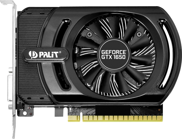 Частота ядра ускорителя Palit GeForce GTX 1650 StormX OC достигает 1725 МГц"