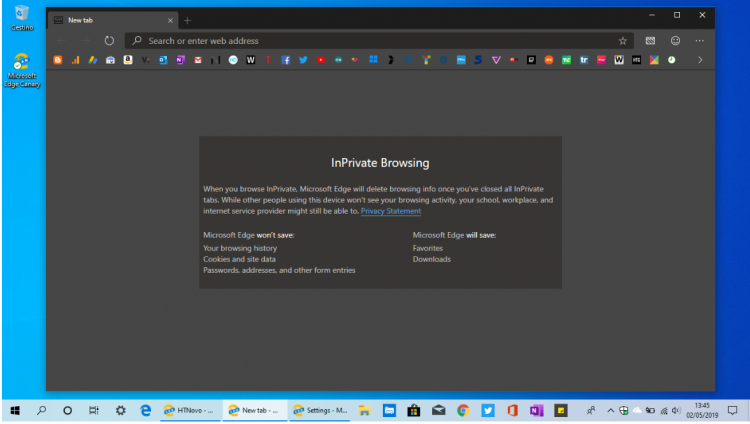 В новом Microsoft Edge появился режим «Инкогнито»"