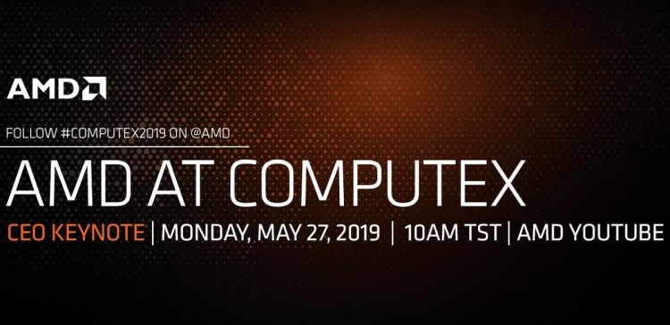 AMD будет вести прямую трансляцию с открытия Computex 2019"