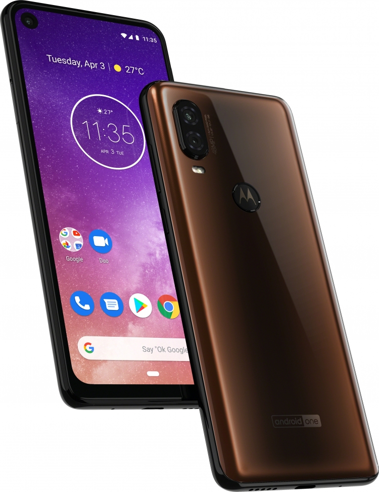 Смартфон Motorola One Vision: экран 6,3", 25-Мп фронтальная и 48-Мп основная камеры"