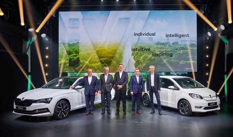 Škoda представила первые электрический и гибридный автомобили под новым брендом iV"