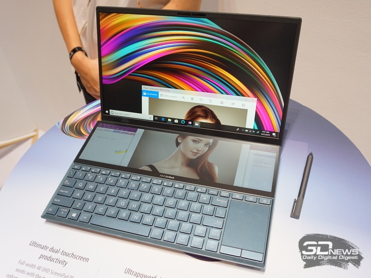 Computex 2019: ASUS представила флагманский ноутбук ZenBook Pro Duo с двумя 4K-дисплеями"