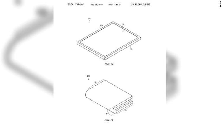 Apple запатентовала складной iPhone с гибким дисплеем"