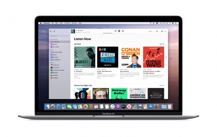 macOS 10.15 называется Catalina: поддержка приложений с iPad и голосовое управление"