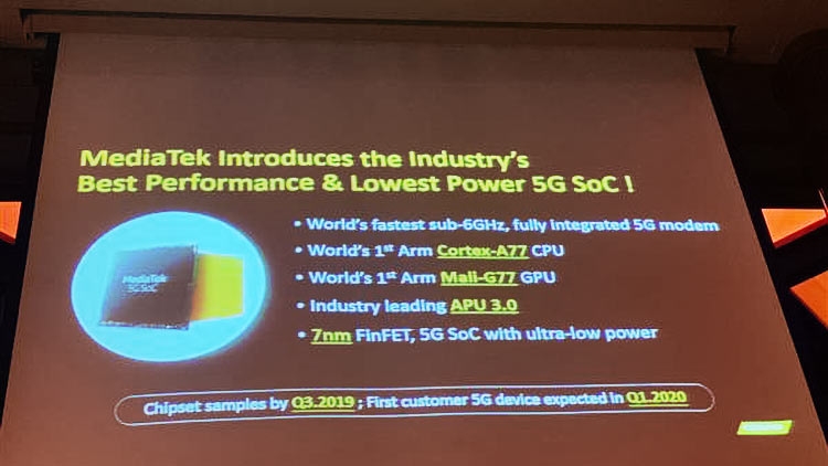 MediaTek: мы представили первую в мире полностью интегрированную SoC 5G"