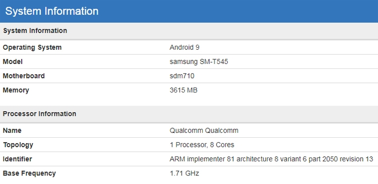 Samsung проектирует планшет Galaxy Tab на платформе Snapdragon 710"