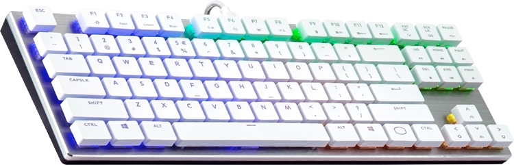 Клавиатуры Cooler Master SK Series Limited Edition выполнены в белом цвете"