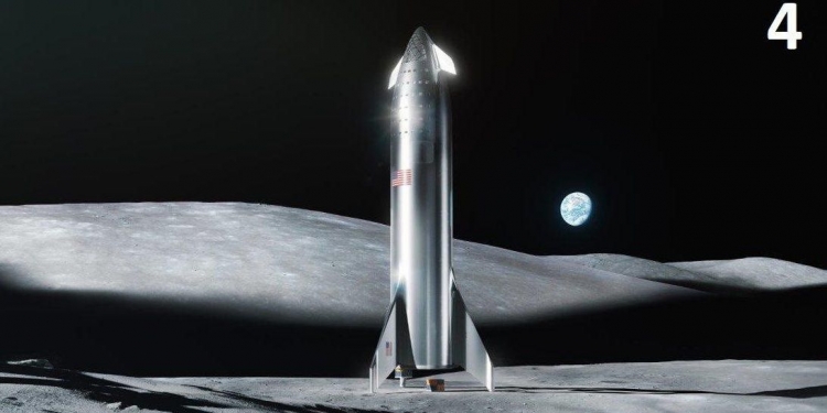 Илон Маск: космический корабль SpaceX сможет совершить посадку на Луну к 2021 году"