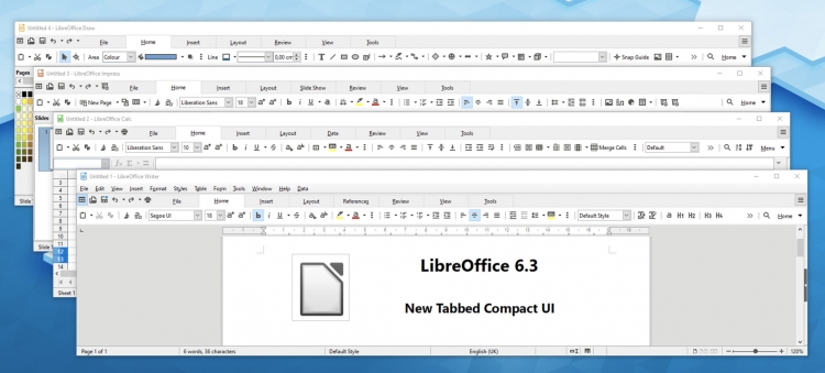 Выпущена версия 6.3 открытого офисного пакета LibreOffice"