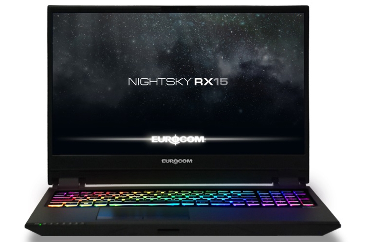 Ноутбук Eurocom Nightsky RX15 оснащён 240-Гц дисплеем IGZO FHD"