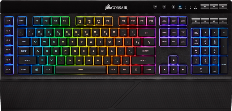 Клавиатура Corsair K57 RGB может подключаться к ПК тремя способами"