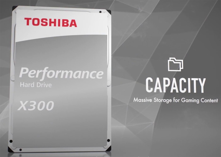 Теперь и 16 Тбайт: представлен новый диск Toshiba X300 для ПК"