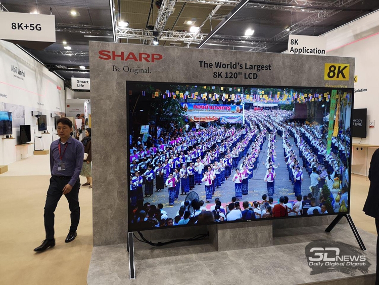 IFA 2019: гигантские телевизоры Sharp и METZ формата 8K"