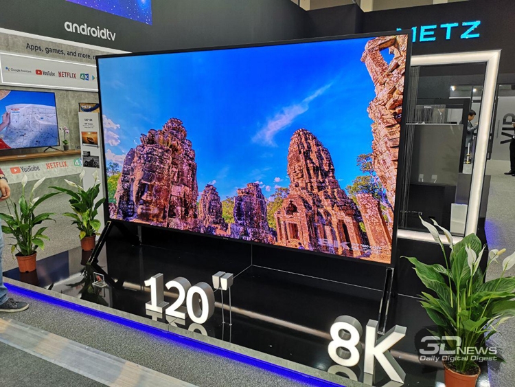 IFA 2019: гигантские телевизоры Sharp и METZ формата 8K"