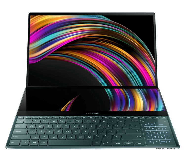В России стартовали продажи ноутбука ASUS ZenBook Pro Duo с дополнительным дисплеем ScreenPad Plus