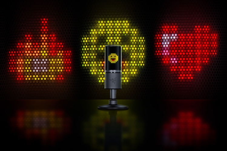 Razer Seiren Emote: микрофон для стримеров с возможностью отображения эмоций"
