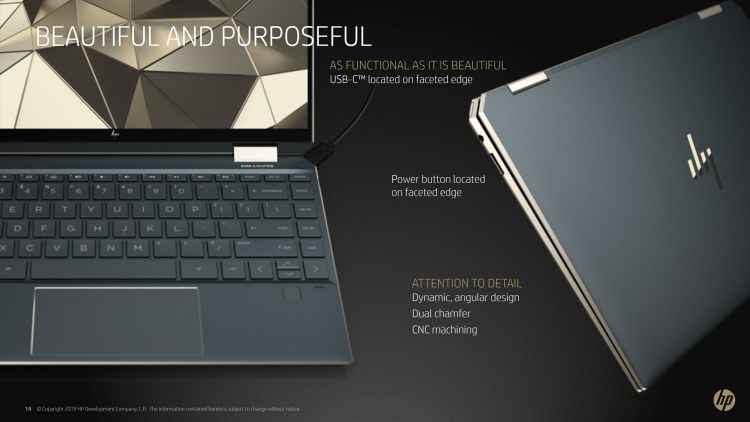 HP представила высококлассный ноутбук-трансформер Spectre x360 13 (2019)"