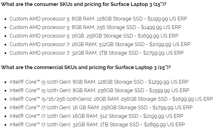 Не AMD единой: Microsoft Surface Laptop с 15-дюймовым дисплеем может оснащаться процессорами Intel"