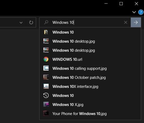 Обновление Windows 10 November 2019 Update улучшит поиск в Проводнике"