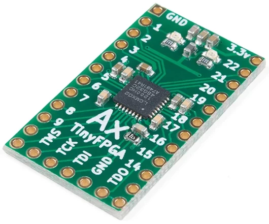 TinyFPGA AX2: стоимость $19, габариты ПЛИС 2,5×2,5 миллиметра