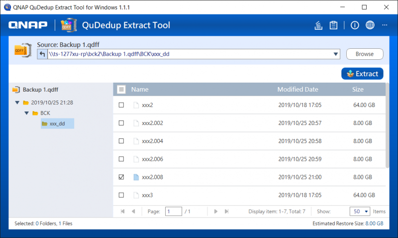 QuDedup Extract Tool