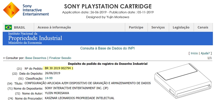 Sony патентует загадочный игровой картридж: возможно, проектируется секретная консоль"