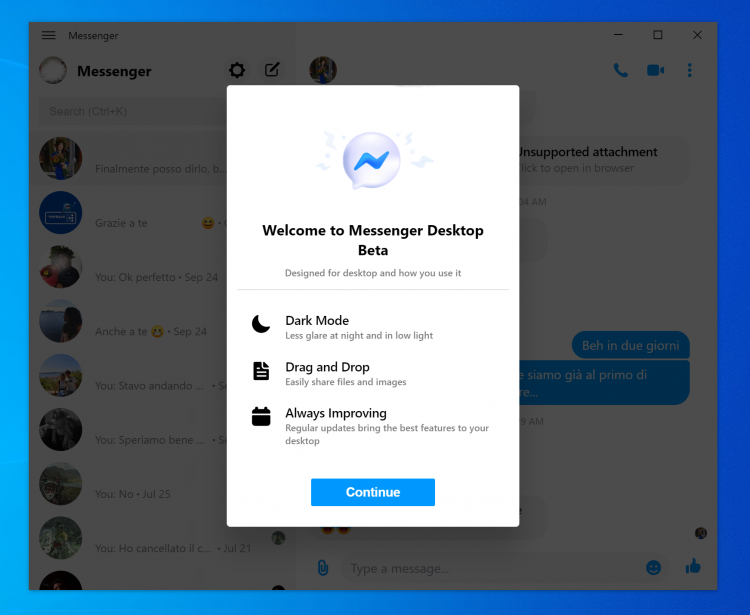 Утечка: Facebook разрабатывает новый клиент Messenger под Windows 10"