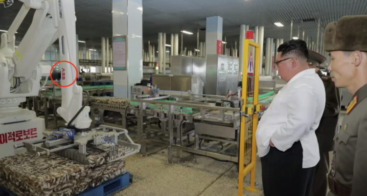 На заводе в Северной Корее замечены роботы швейцарской фирмы ABB"