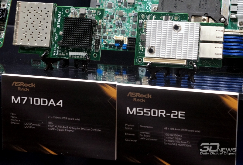  Компактные сетевые адаптеры ASRock Rack 
