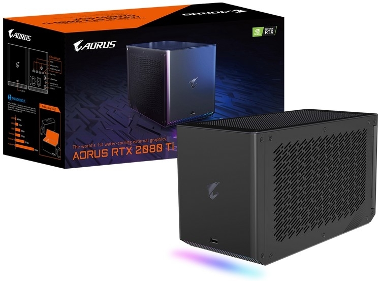 Внешний ускоритель Gigabyte Aorus RTX 2080 Ti Gaming Box оценён в $1500"