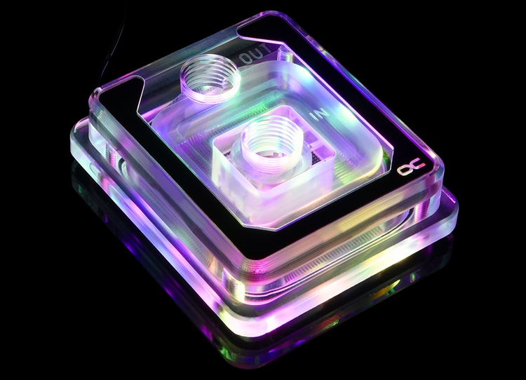 Alphacool Aurora XP3 Light: процессорный водоблок начального уровня с яркой RGB-подсветкой