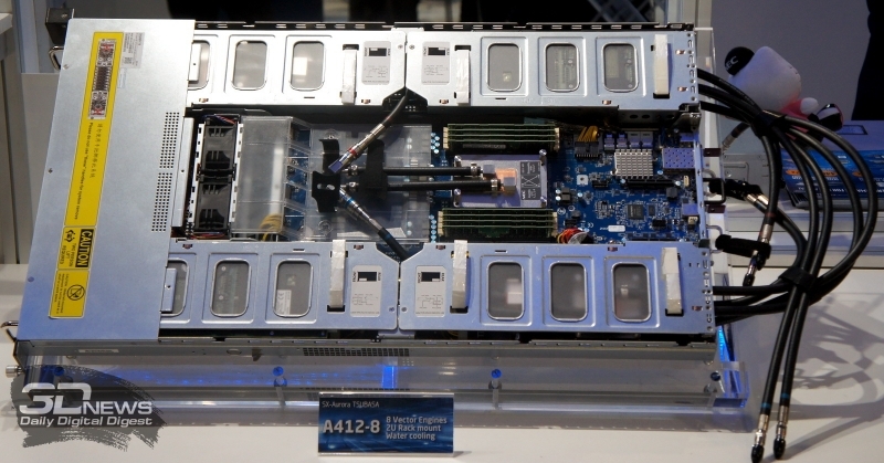  Сервер NEC A412-8 сочетает в себе SX-Aurora и AMD Rome 