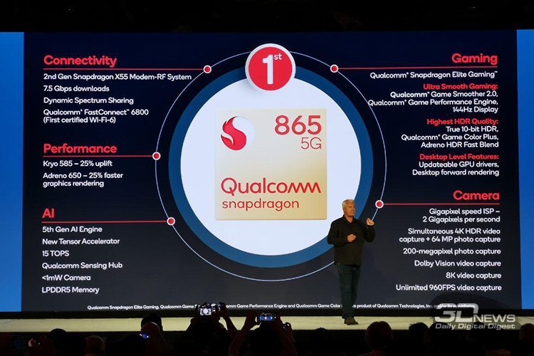 Чего ожидать от флагманских смартфонов 2020 года: подробности о Qualcomm Snapdragon 865"